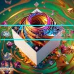 Cuboid 3D Artistic Design Digital Wall Art Home decor _78