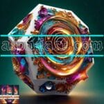Cuboid 3D Artistic Design Digital Wall Art Home decor _87