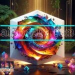 Cuboid 3D Artistic Design Digital Wall Art Home decor _90