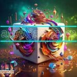 Cuboid 3D Artistic Design Digital Wall Art Home decor _91