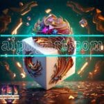 Cuboid 3D Artistic Design Digital Wall Art Home decor _93