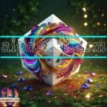 Cuboid 3D Artistic Design Digital Wall Art Home decor _95