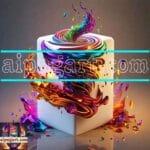 Cuboid 3D Artistic Design Digital Wall Art Home decor _71