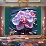 Orchid
  Flower Nature Artistic Digital Wall Art Decor _100 - Image 2