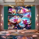 Orchid
  Flower Nature Artistic Digital Wall Art Decor _104 - Image 2