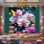 Orchid
  Flower Nature Artistic Digital Wall Art Decor _115 - Image 2