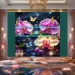 Orchid
  Flower Nature Artistic Digital Wall Art Decor _124 - Image 2