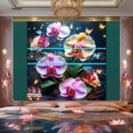 Orchid
  Flower Nature Artistic Digital Wall Art Decor _130 - Image 2