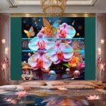 Orchid
  Flower Nature Artistic Digital Wall Art Decor _132 - Image 2