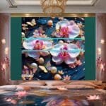 Orchid
  Flower Nature Artistic Digital Wall Art Decor _135 - Image 2