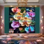 Orchid
  Flower Nature Artistic Digital Wall Art Decor _141 - Image 2