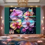 Orchid
  Flower Nature Artistic Digital Wall Art Decor _146 - Image 2