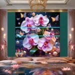 Orchid
  Flower Nature Artistic Digital Wall Art Decor _151 - Image 2