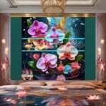 Orchid
  Flower Nature Artistic Digital Wall Art Decor _154 - Image 2