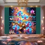 Orchid
  Flower Nature Artistic Digital Wall Art Decor _159 - Image 2