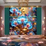 Orchid
  Flower Nature Artistic Digital Wall Art Decor _71 - Image 2