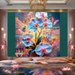 Orchid
  Flower Nature Artistic Digital Wall Art Decor _92 - Image 2