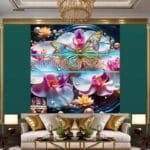 Orchid
  Flower Nature Artistic Digital Wall Art Decor _104 - Image 3