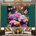 Orchid
  Flower Nature Artistic Digital Wall Art Decor _107 - Image 3