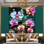 Orchid
  Flower Nature Artistic Digital Wall Art Decor _118 - Image 3