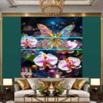 Orchid
  Flower Nature Artistic Digital Wall Art Decor _128 - Image 3