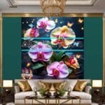 Orchid
  Flower Nature Artistic Digital Wall Art Decor _129 - Image 3