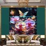 Orchid
  Flower Nature Artistic Digital Wall Art Decor _132 - Image 3