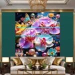 Orchid
  Flower Nature Artistic Digital Wall Art Decor _139 - Image 3