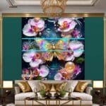 Orchid
  Flower Nature Artistic Digital Wall Art Decor _143 - Image 3