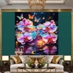 Orchid
  Flower Nature Artistic Digital Wall Art Decor _146 - Image 3