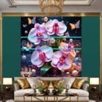 Orchid
  Flower Nature Artistic Digital Wall Art Decor _150 - Image 3