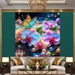 Orchid
  Flower Nature Artistic Digital Wall Art Decor _154 - Image 3