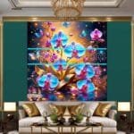 Orchid
  Flower Nature Artistic Digital Wall Art Decor _158 - Image 3