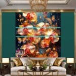 Orchid
  Flower Nature Artistic Digital Wall Art Decor _52 - Image 3