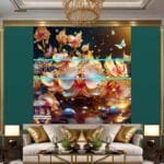 Orchid
  Flower Nature Artistic Digital Wall Art Decor _07 - Image 3