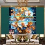 Orchid
  Flower Nature Artistic Digital Wall Art Decor _70 - Image 3