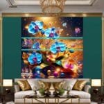 Orchid
  Flower Nature Artistic Digital Wall Art Decor _77 - Image 3