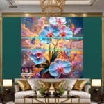 Orchid
  Flower Nature Artistic Digital Wall Art Decor _92 - Image 3