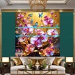 Orchid
  Flower Nature Artistic Digital Wall Art Decor _98 - Image 3