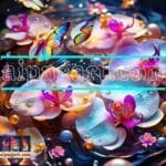 Orchid
  Flower Nature Artistic Digital Wall Art Decor _103