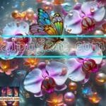 Orchid
  Flower Nature Artistic Digital Wall Art Decor _105