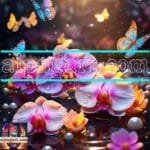 Orchid
  Flower Nature Artistic Digital Wall Art Decor _107