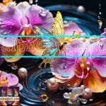 Orchid
  Flower Nature Artistic Digital Wall Art Decor _109