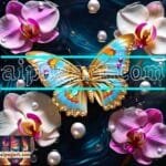 Orchid
  Flower Nature Artistic Digital Wall Art Decor _110