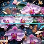 Orchid
  Flower Nature Artistic Digital Wall Art Decor _121