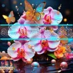 Orchid
  Flower Nature Artistic Digital Wall Art Decor _131