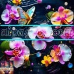 Orchid
  Flower Nature Artistic Digital Wall Art Decor _137