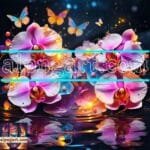 Orchid
  Flower Nature Artistic Digital Wall Art Decor _146