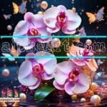 Orchid
  Flower Nature Artistic Digital Wall Art Decor _150