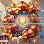 Orchid
  Flower Nature Artistic Digital Wall Art Decor _16